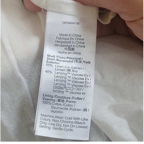 Madewell Clara linen blend midi dress - Picture 16 of 16